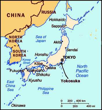 Jungle Maps Map Of Yokosuka Japan Naval Base